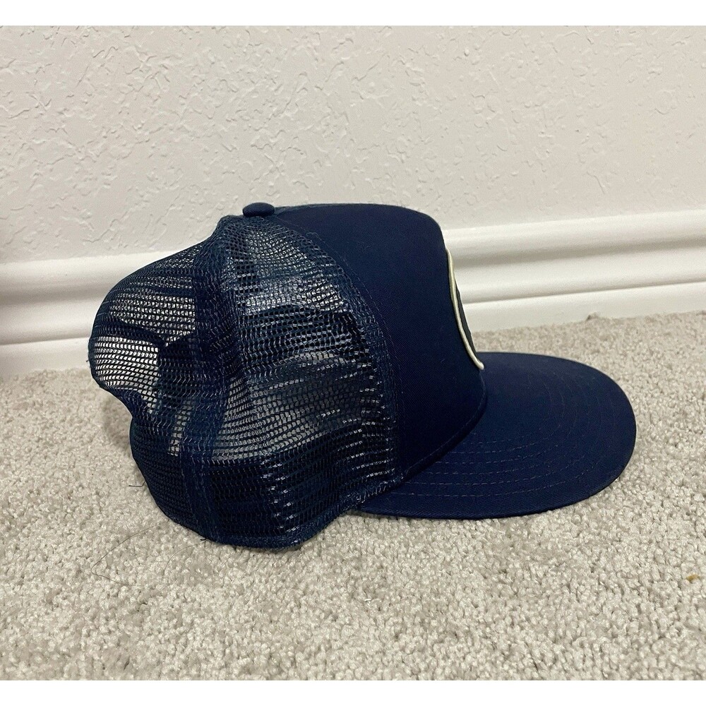 OlaKai SnapBack Hat Baseball Cap Navy Mesh One Size - Picture 2 of 5